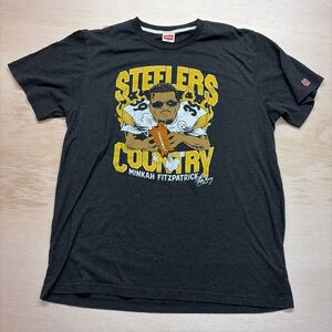 Homage Pittsburgh Steelers Minkah Fitzpatrick Giant Eagle exclusive T-shirt XL